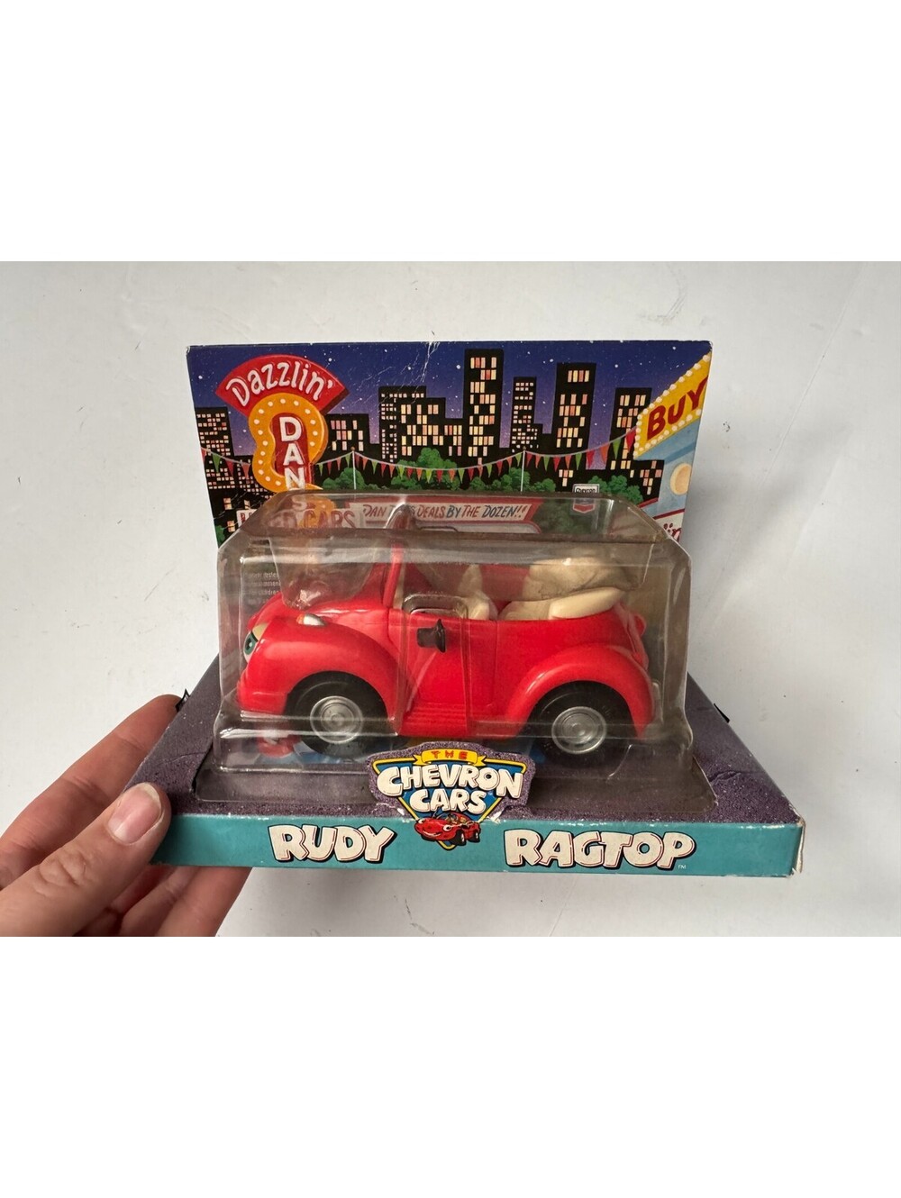 Vintage 1999 Chevron Cars Collectible - Rudy Ragtop - NIB